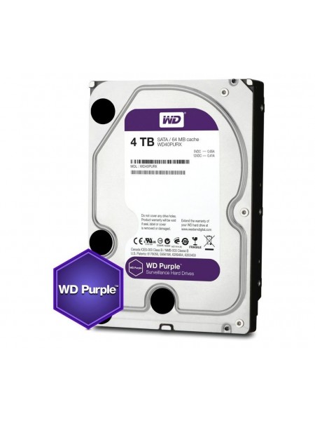 HDD 4 Tb, 3,5", жесткий диск 4 Tb, 3,5" Western Digital Purple